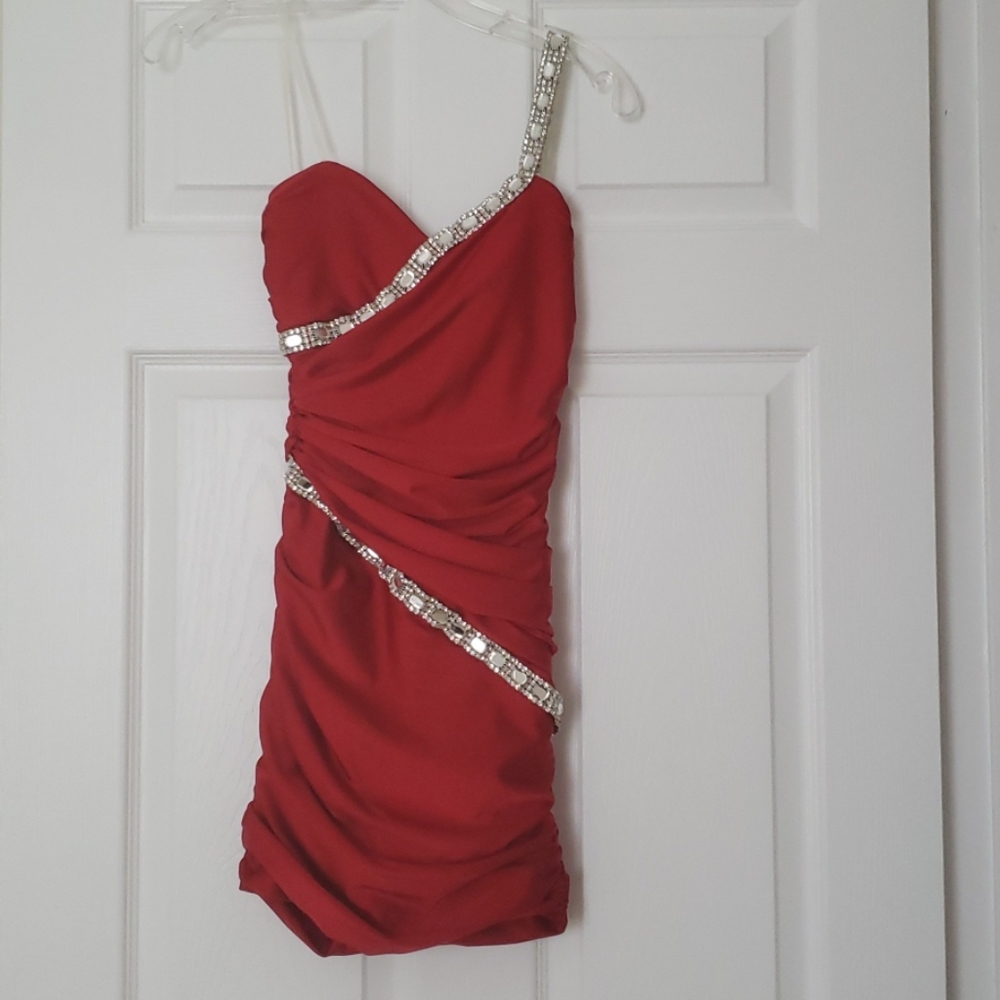 Atria short little Bodycon red dress.